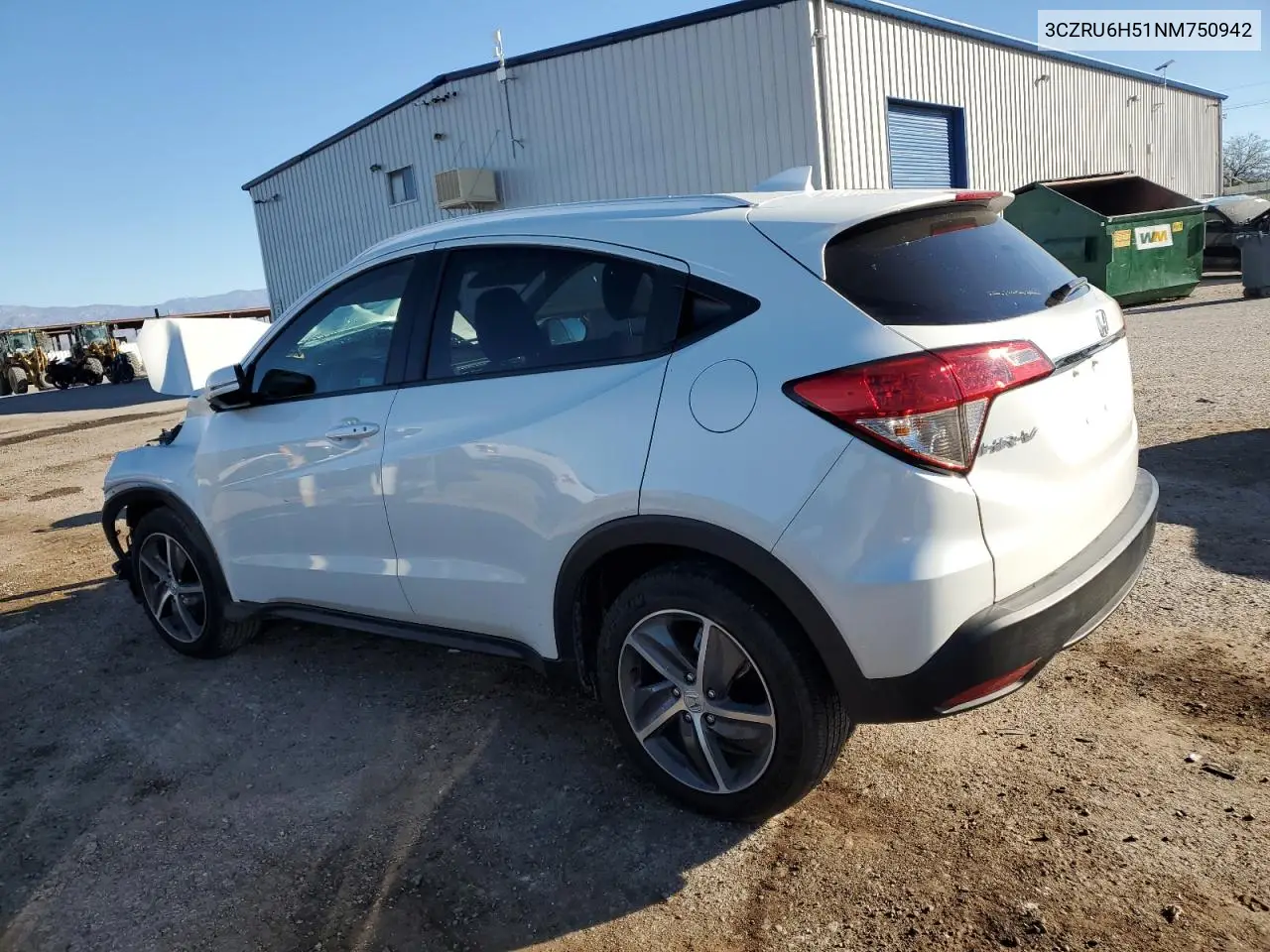3CZRU6H51NM750942 2022 Honda Hr-V Ex