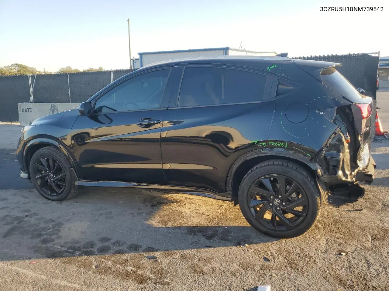3CZRU5H18NM739542 2022 Honda Hr-V Sport