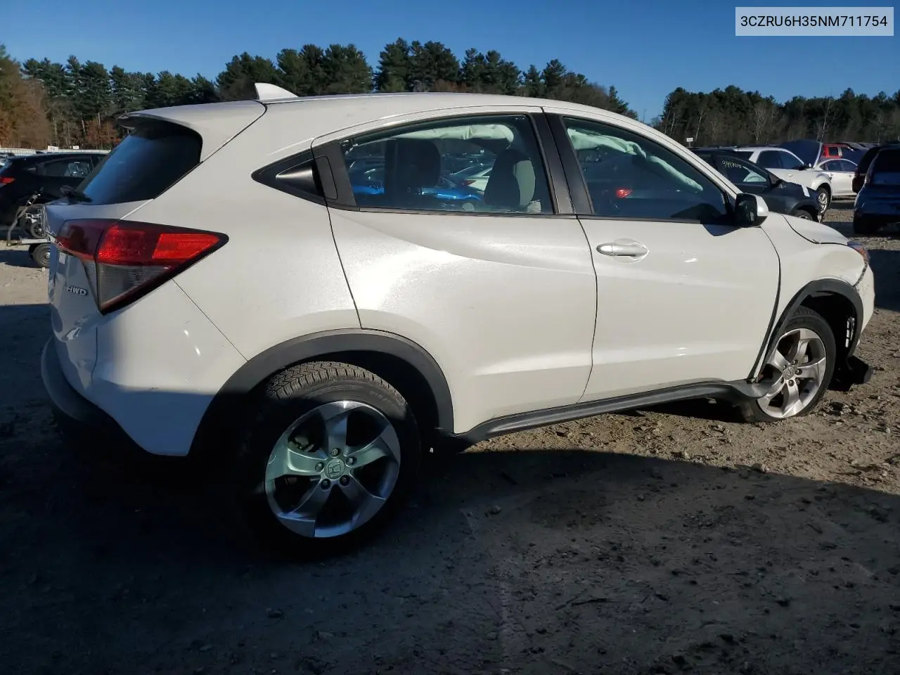 3CZRU6H35NM711754 2022 Honda Hr-V Lx