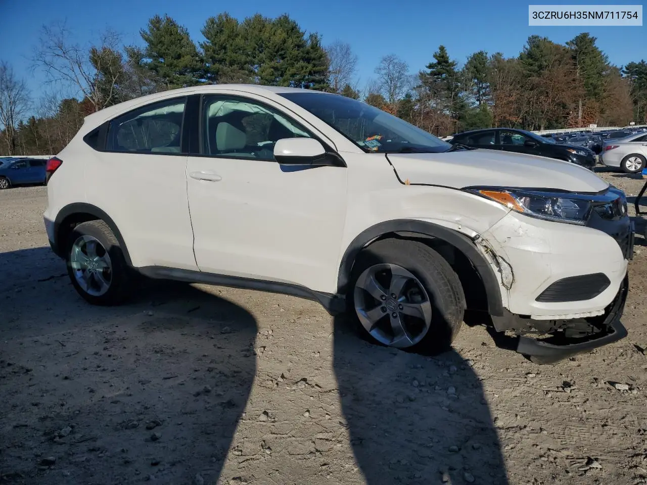 3CZRU6H35NM711754 2022 Honda Hr-V Lx