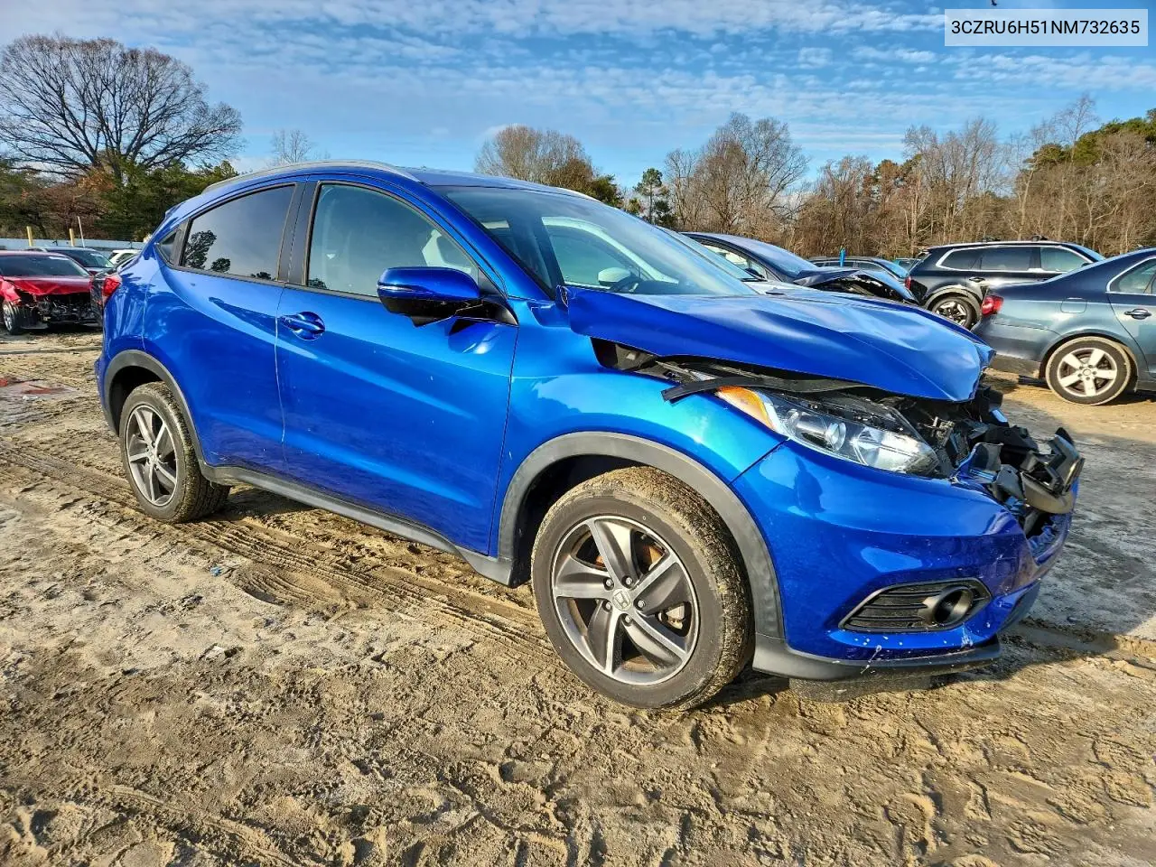 3CZRU6H51NM732635 2022 Honda Hr-V Ex