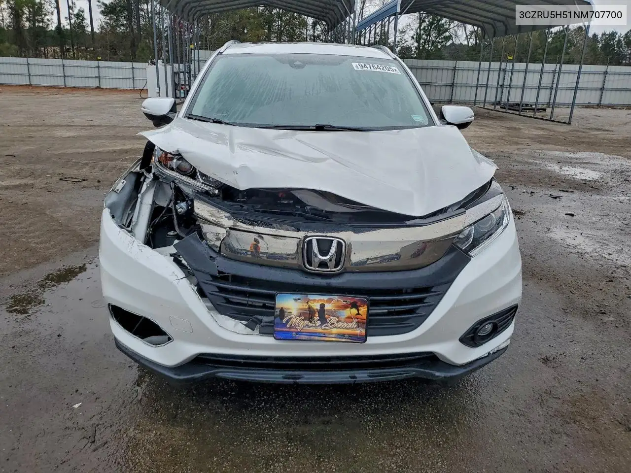 3CZRU5H51NM707700 2022 Honda Hr-V Ex