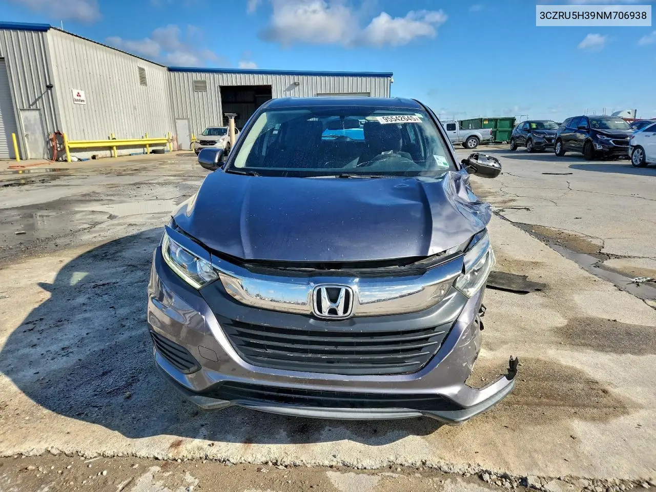 3CZRU5H39NM706938 2022 Honda Hr-V Lx