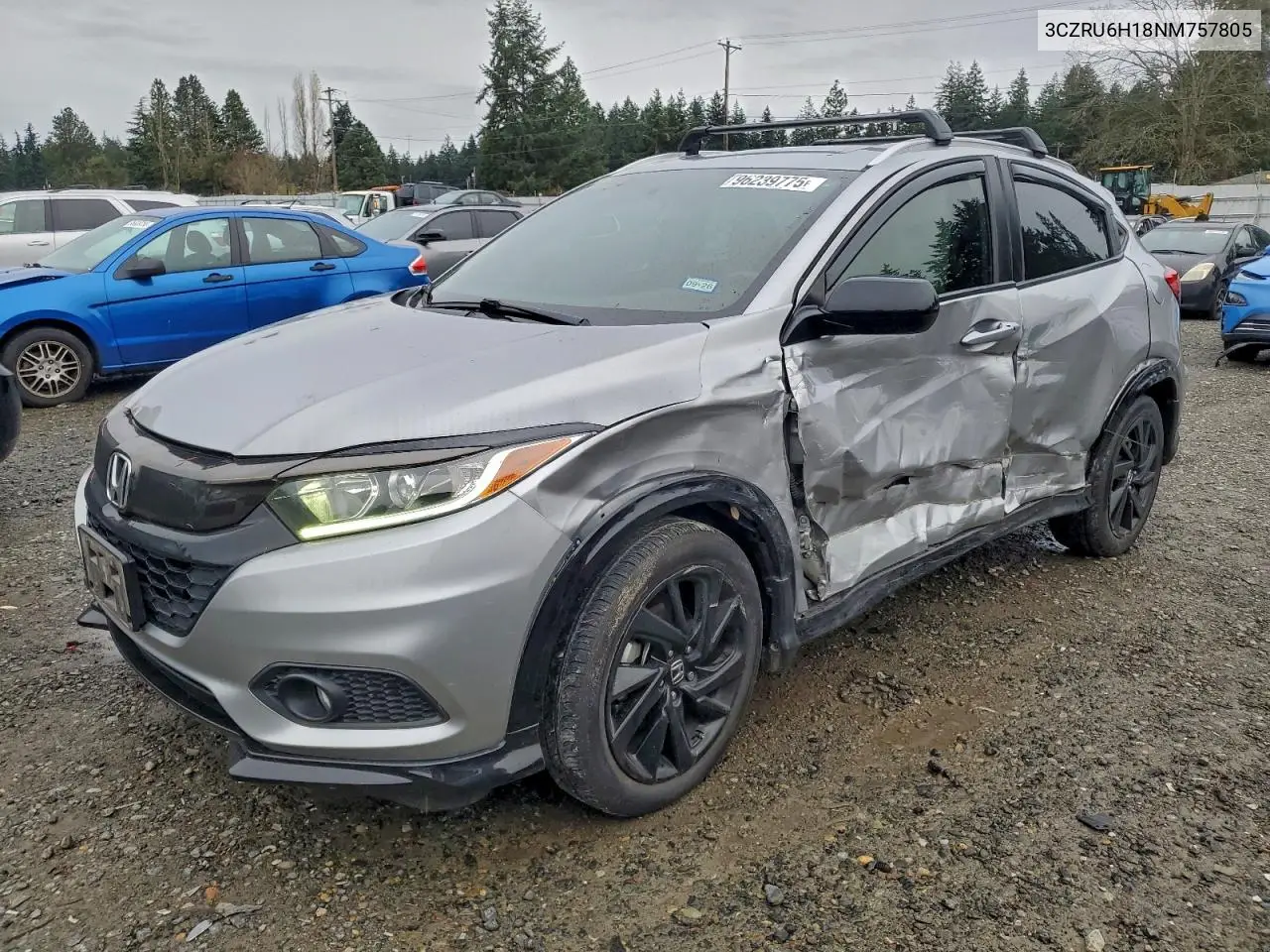 3CZRU6H18NM757805 2022 Honda Hr-V Sport