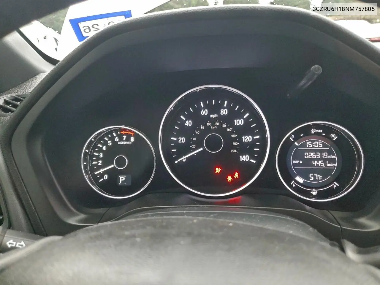 3CZRU6H18NM757805 2022 Honda Hr-V Sport