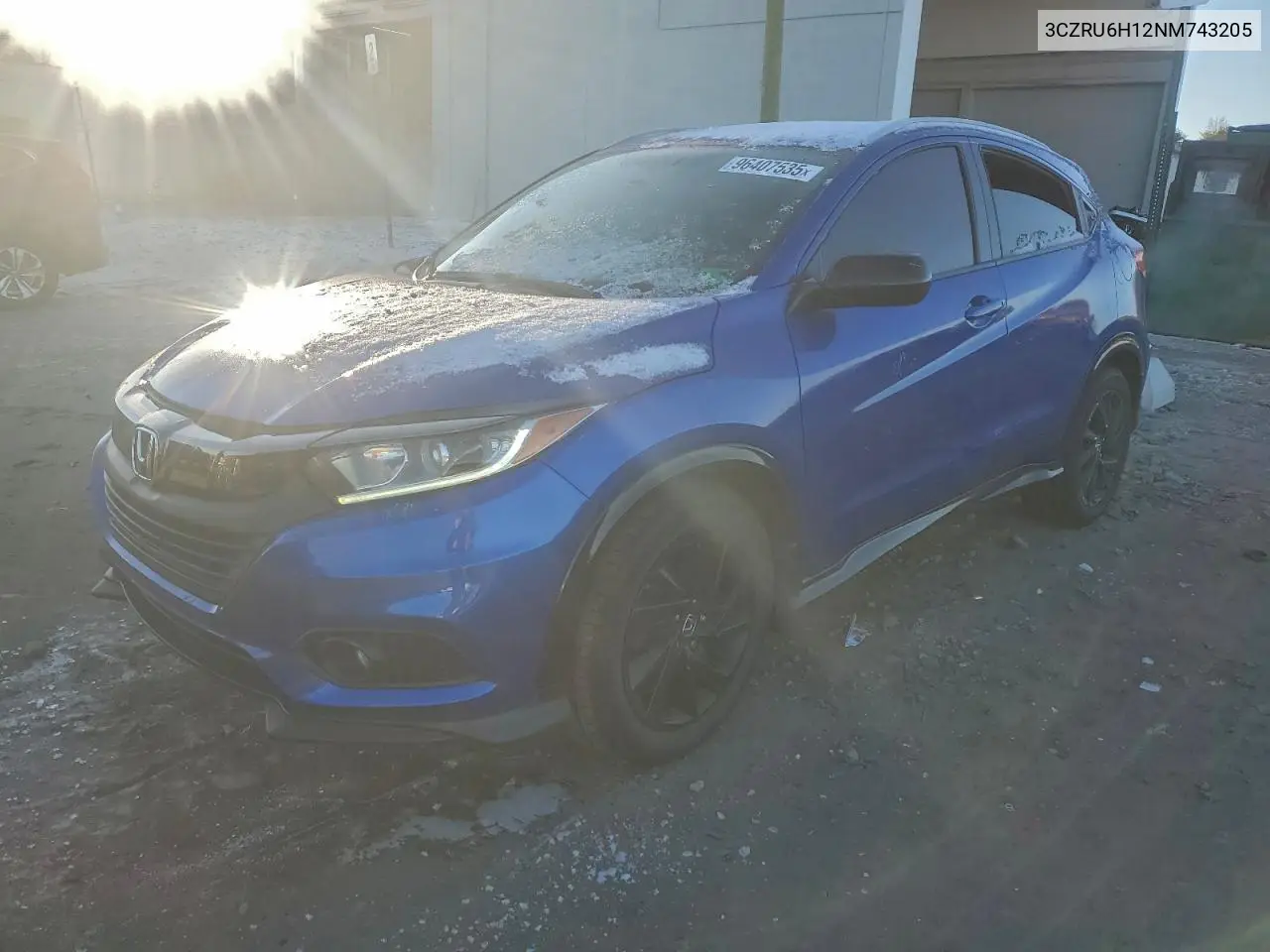 3CZRU6H12NM743205 2022 Honda Hr-V Sport