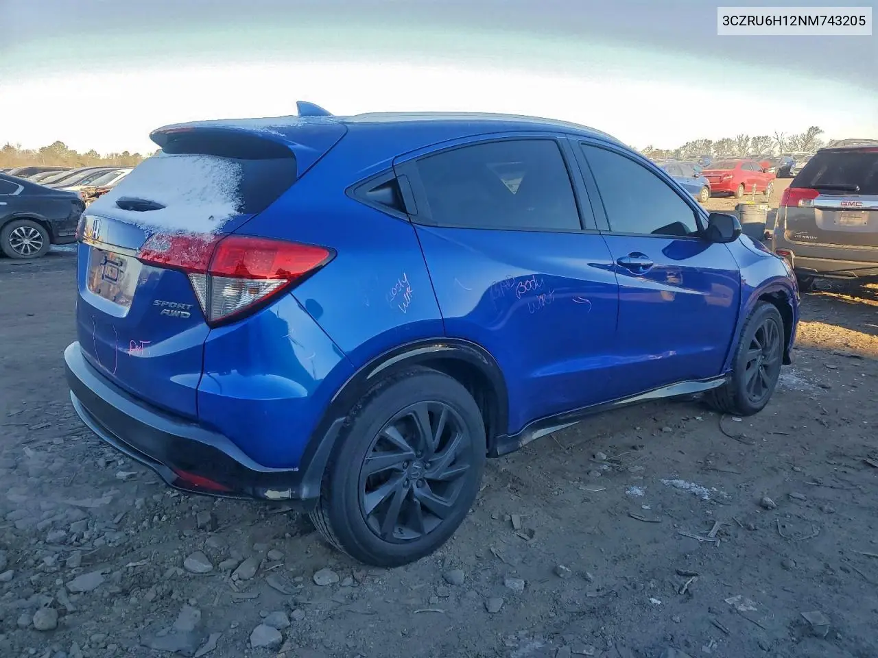 3CZRU6H12NM743205 2022 Honda Hr-V Sport
