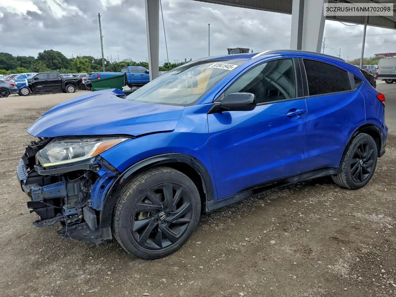 3CZRU5H16NM702098 2022 Honda Hr-V Sport