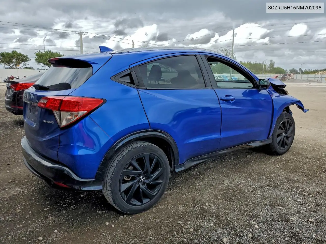 3CZRU5H16NM702098 2022 Honda Hr-V Sport