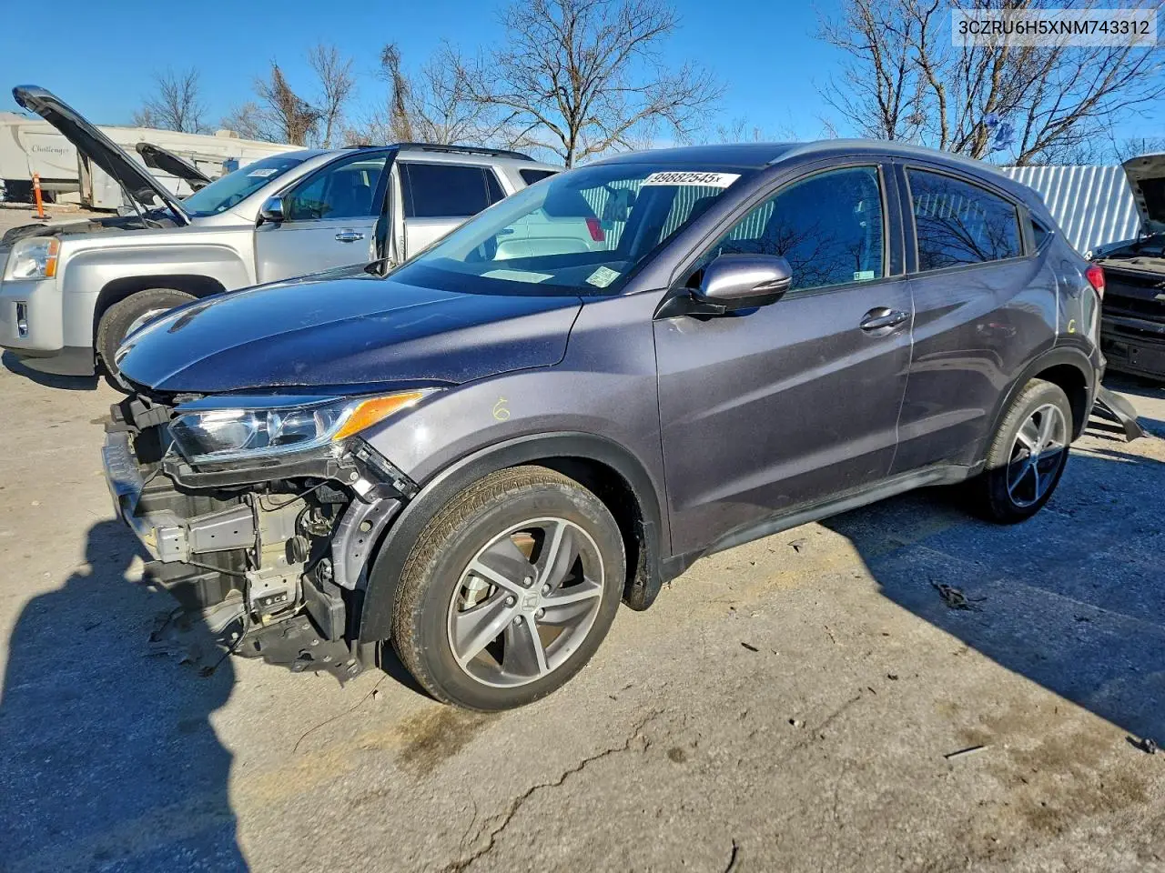 3CZRU6H5XNM743312 2022 Honda Hr-V Ex