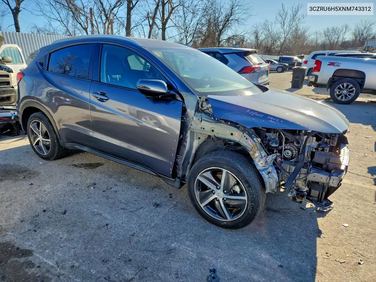 3CZRU6H5XNM743312 2022 Honda Hr-V Ex