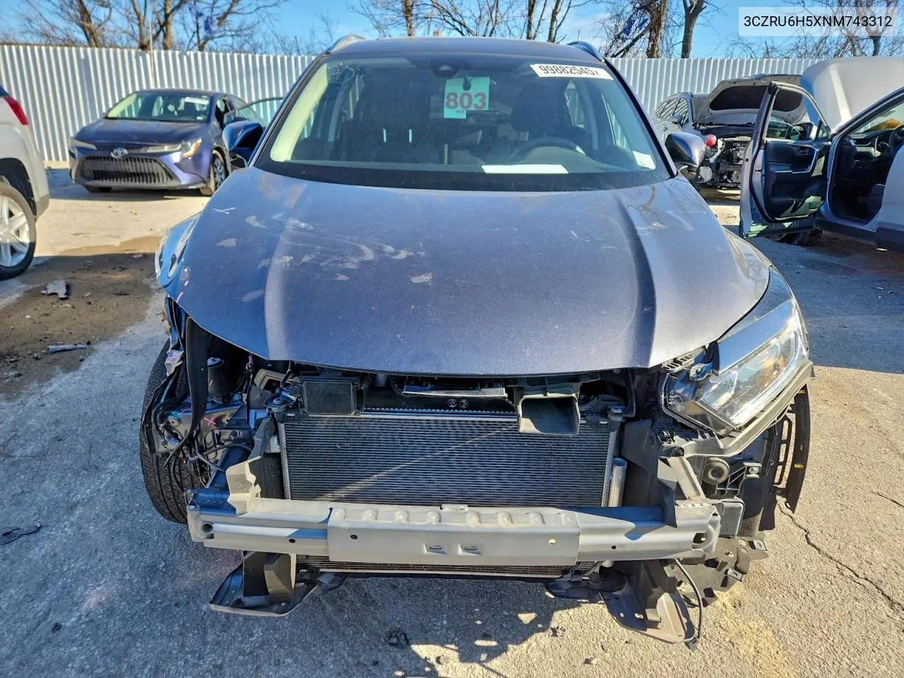 3CZRU6H5XNM743312 2022 Honda Hr-V Ex