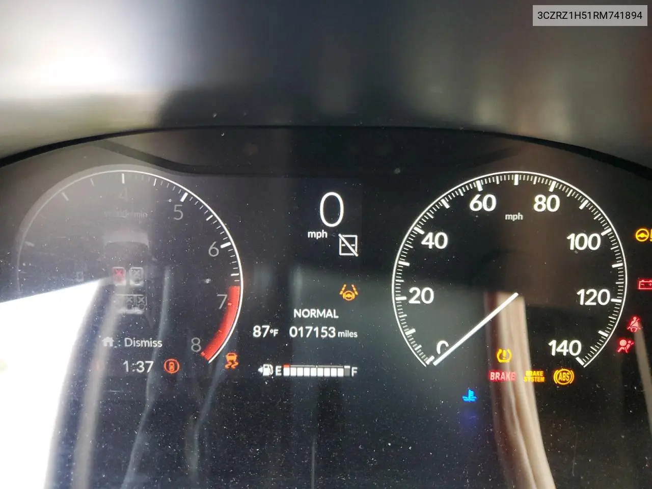 3CZRZ1H51RM741894 2024 Honda Hr-V Sport