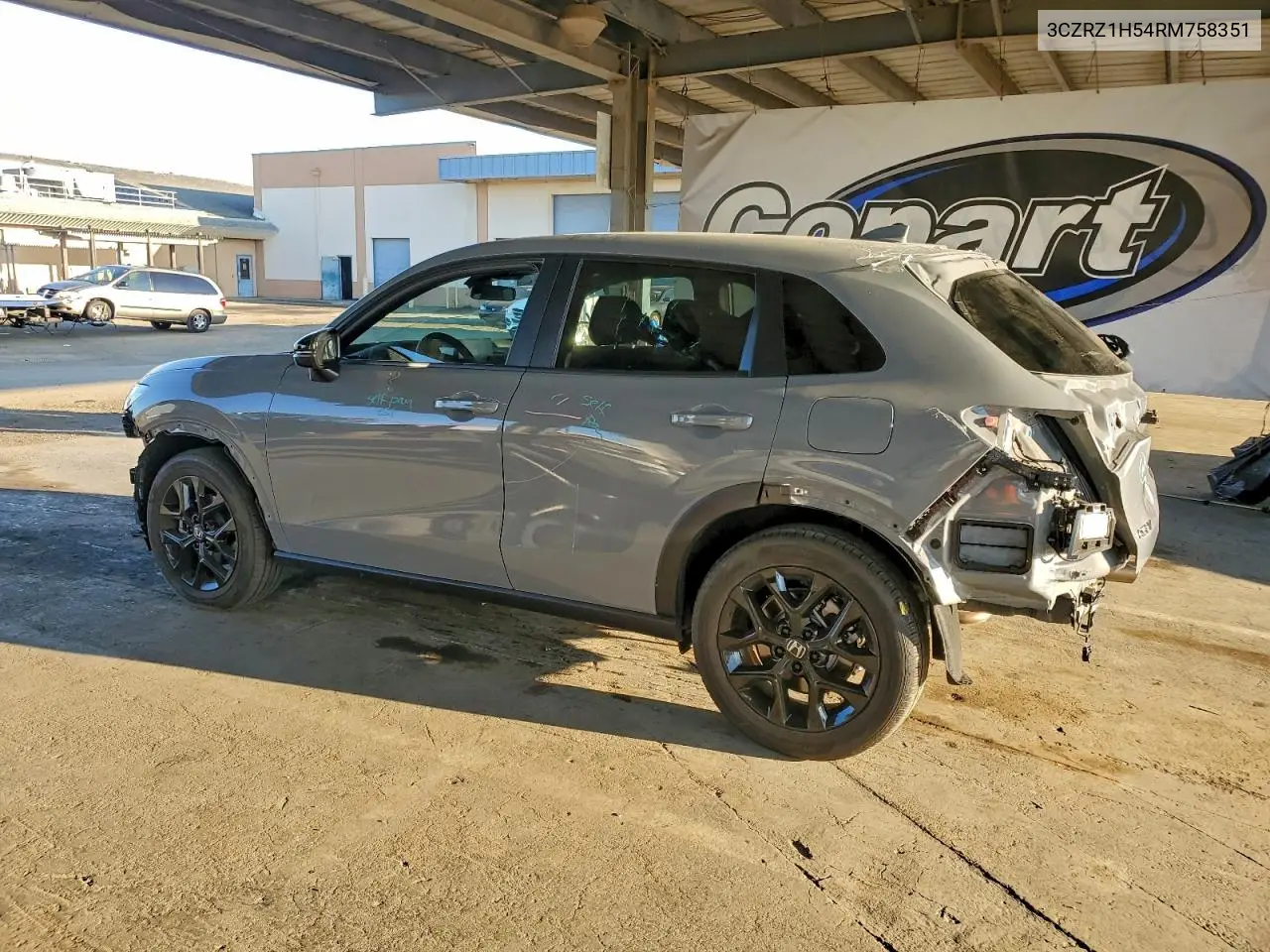 3CZRZ1H54RM758351 2024 Honda Hr-V Sport