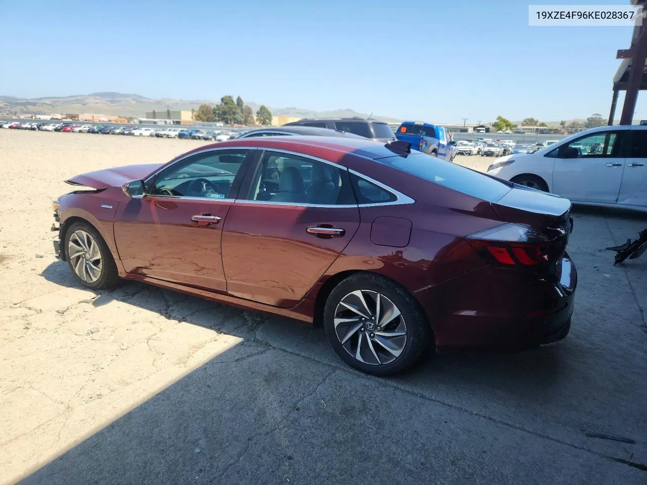 2019 Honda Insight Touring VIN: 19XZE4F96KE028367 Lot: 50853696
