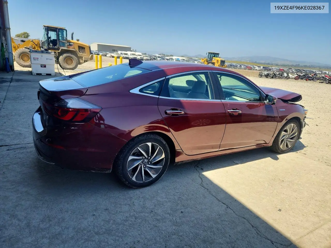 2019 Honda Insight Touring VIN: 19XZE4F96KE028367 Lot: 50853696