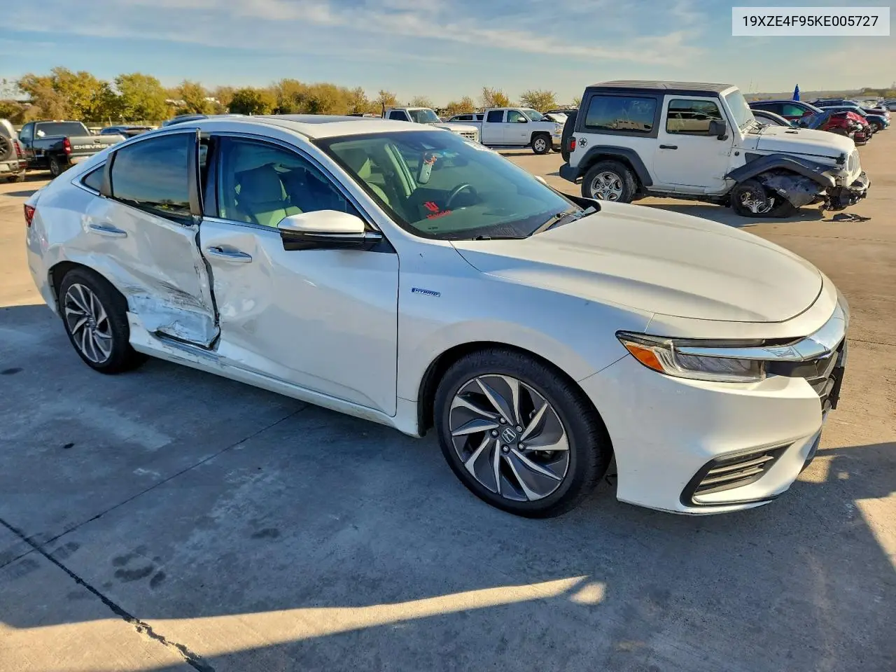 19XZE4F95KE005727 2019 Honda Insight Touring