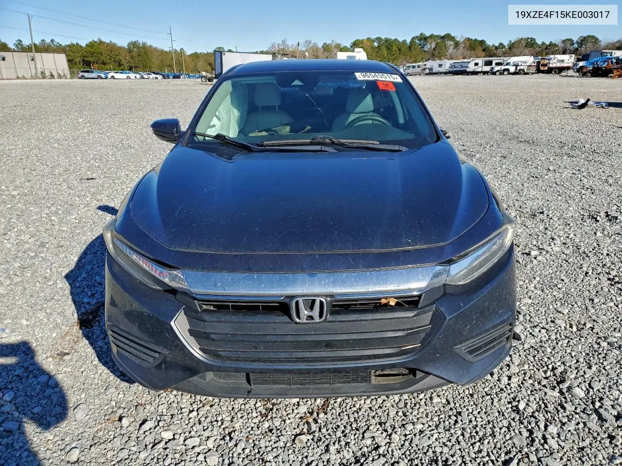 19XZE4F15KE003017 2019 Honda Insight Lx