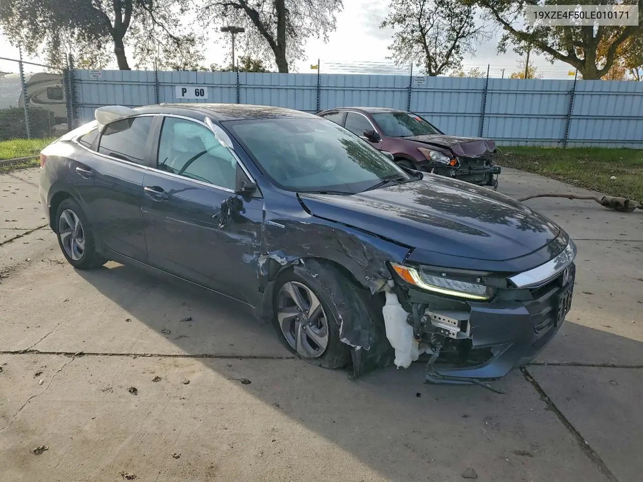 19XZE4F50LE010171 2020 Honda Insight Ex