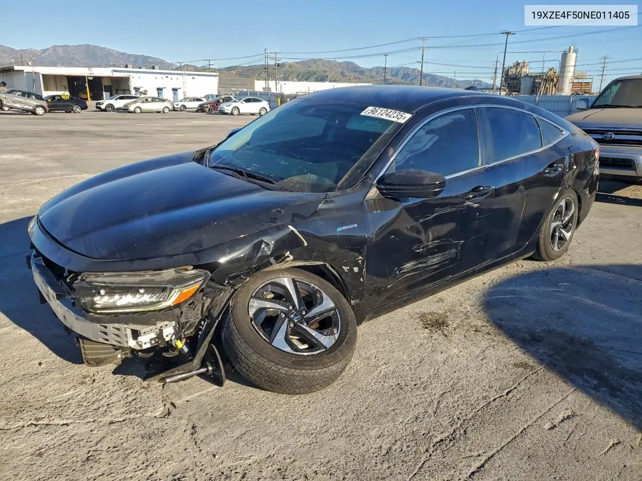 19XZE4F50NE011405 2022 Honda Insight Ex
