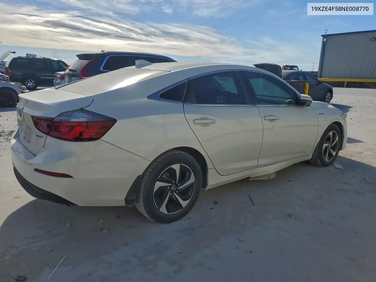 19XZE4F58NE008770 2022 Honda Insight Ex