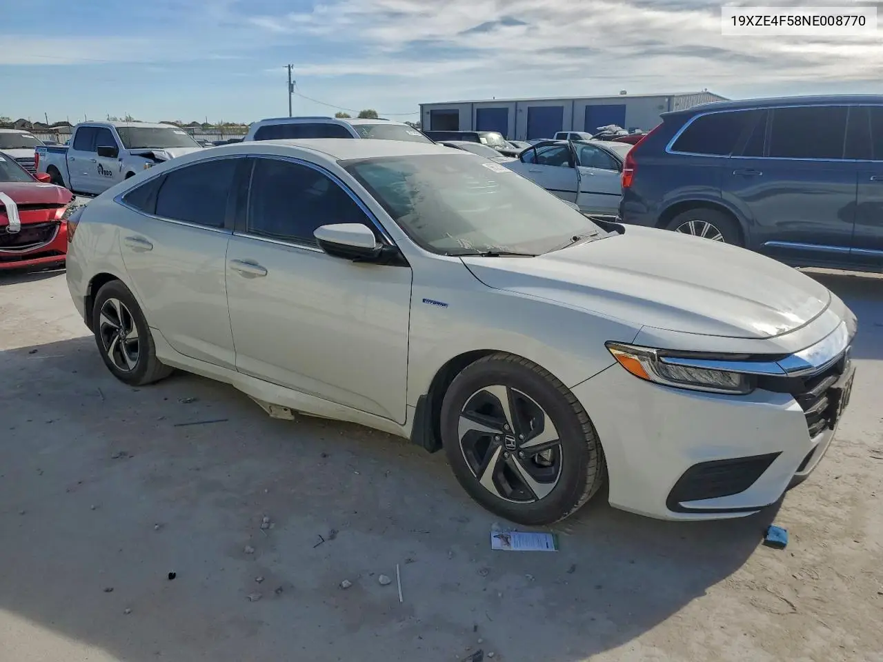 19XZE4F58NE008770 2022 Honda Insight Ex