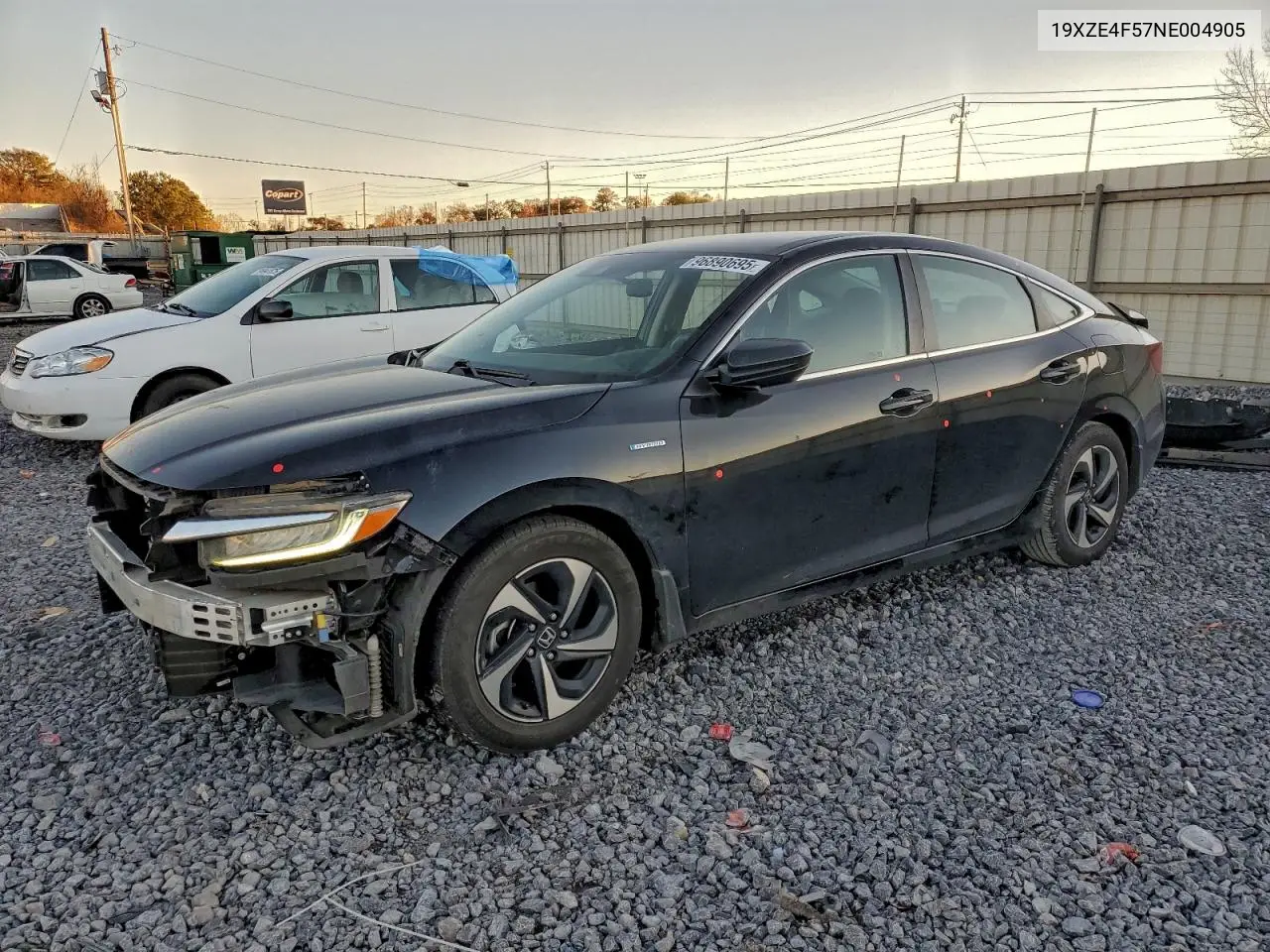 19XZE4F57NE004905 2022 Honda Insight Ex