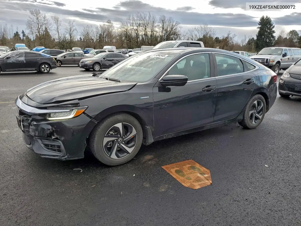 19XZE4F5XNE000072 2022 Honda Insight Ex