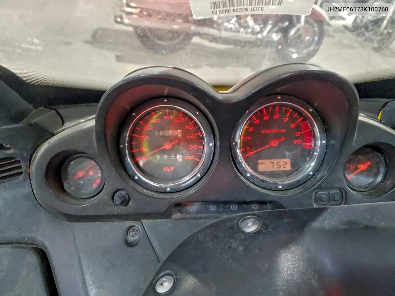 JH2MF06173K100760 2003 Honda Nss250