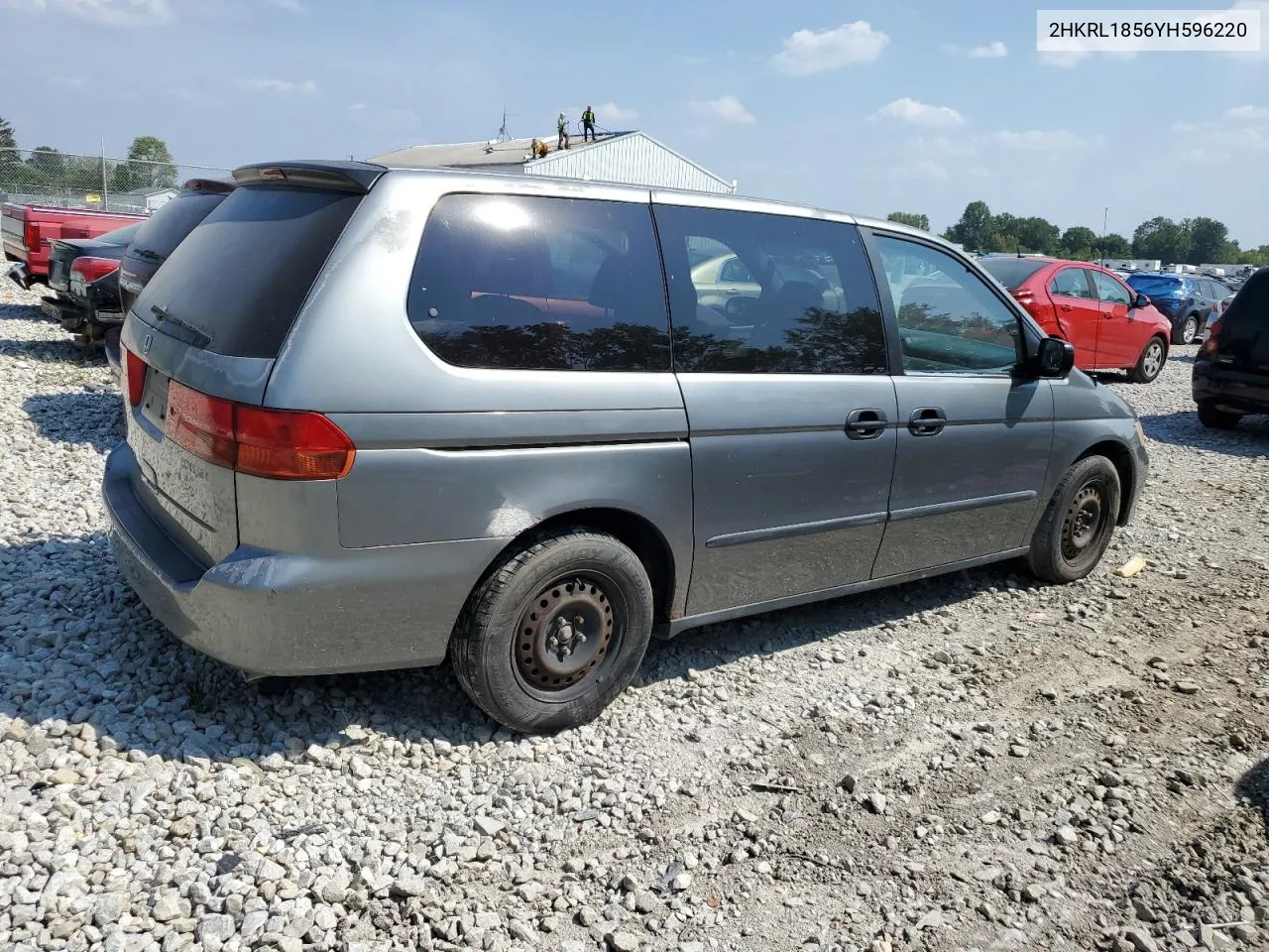 2000 Honda Odyssey Lx VIN: 2HKRL1856YH596220 Lot: 68830344