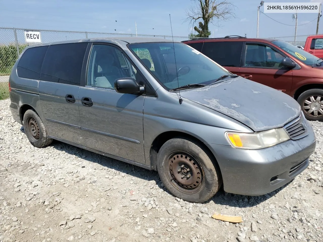 2000 Honda Odyssey Lx VIN: 2HKRL1856YH596220 Lot: 68830344