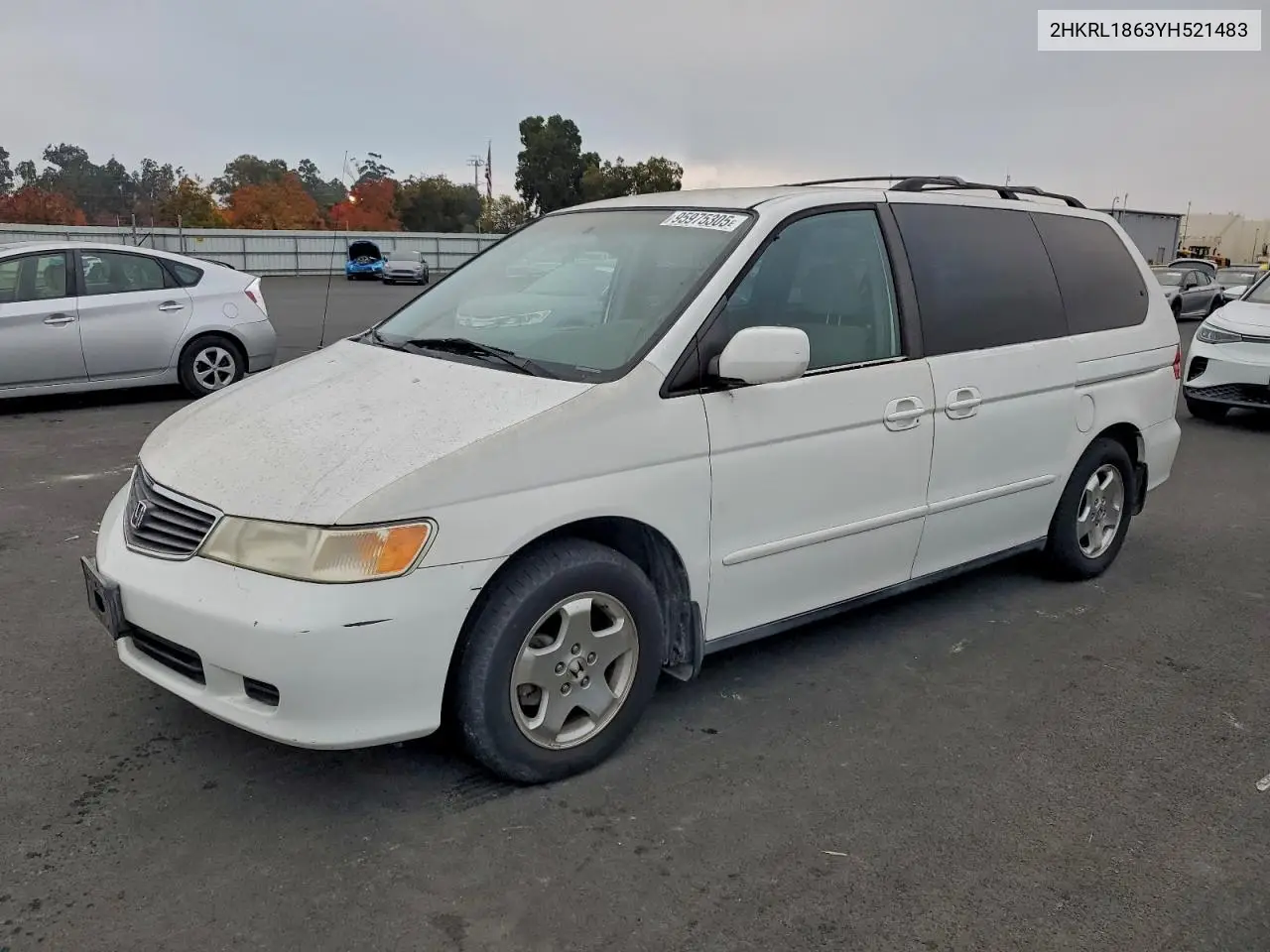 2HKRL1863YH521483 2000 Honda Odyssey Ex