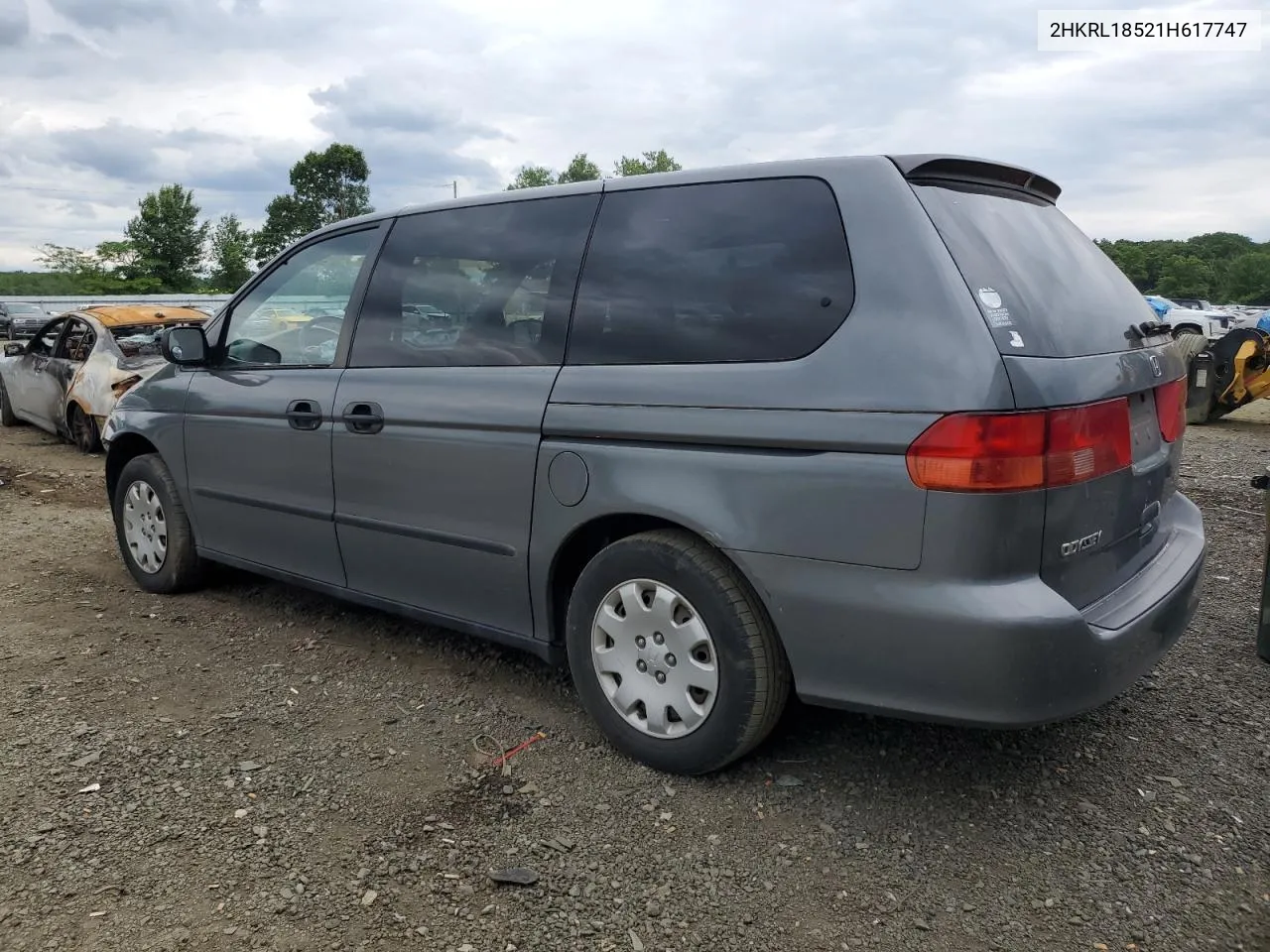 2001 Honda Odyssey Lx VIN: 2HKRL18521H617747 Lot: 58316544