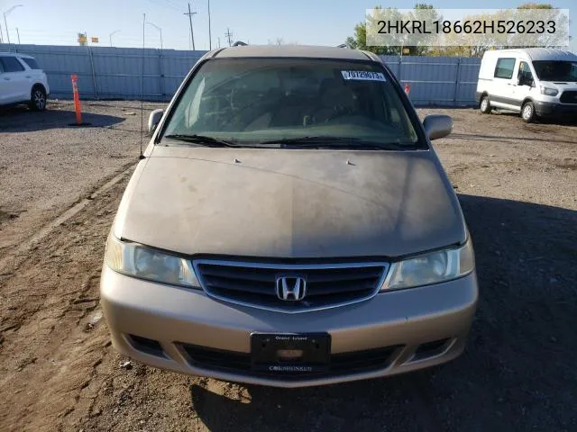 2HKRL18662H526233 2002 Honda Odyssey Ex