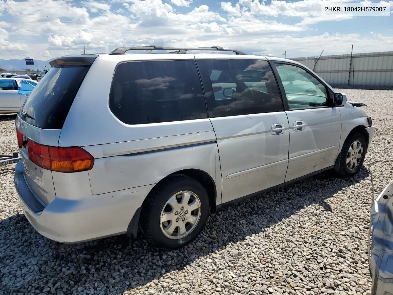 2002 Honda Odyssey Exl VIN: 2HKRL18042H579007 Lot: 67357694