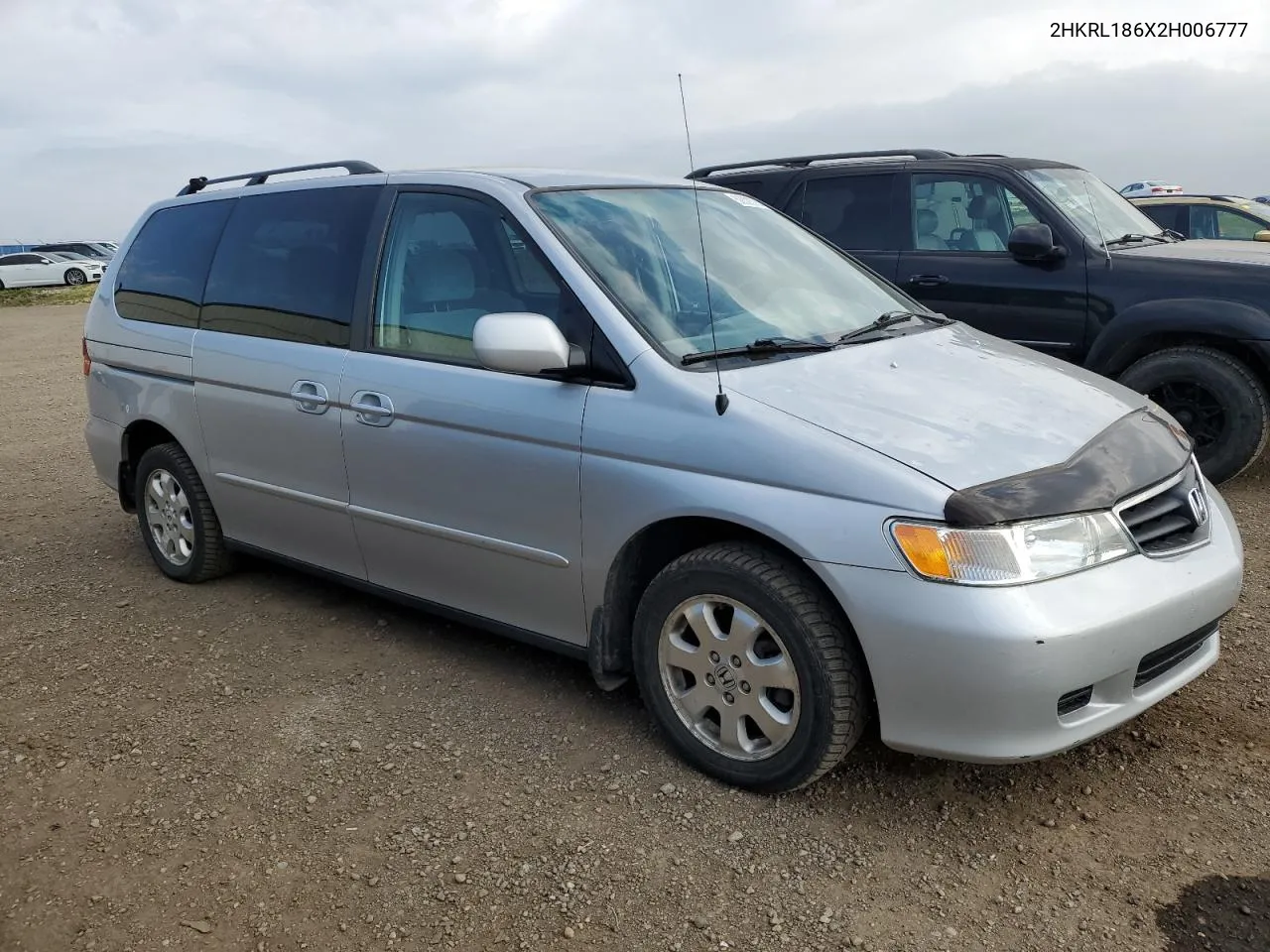 2002 Honda Odyssey Ex VIN: 2HKRL186X2H006777 Lot: 68328764