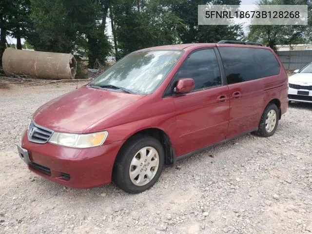 2003 Honda Odyssey Ex VIN: 5FNRL18673B128268 Lot: 43725924