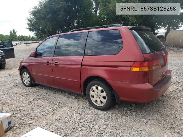 5FNRL18673B128268 2003 Honda Odyssey Ex