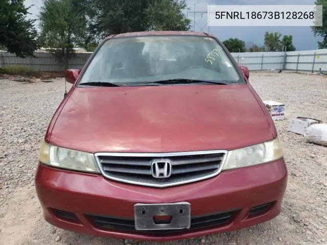 2003 Honda Odyssey Ex VIN: 5FNRL18673B128268 Lot: 43725924