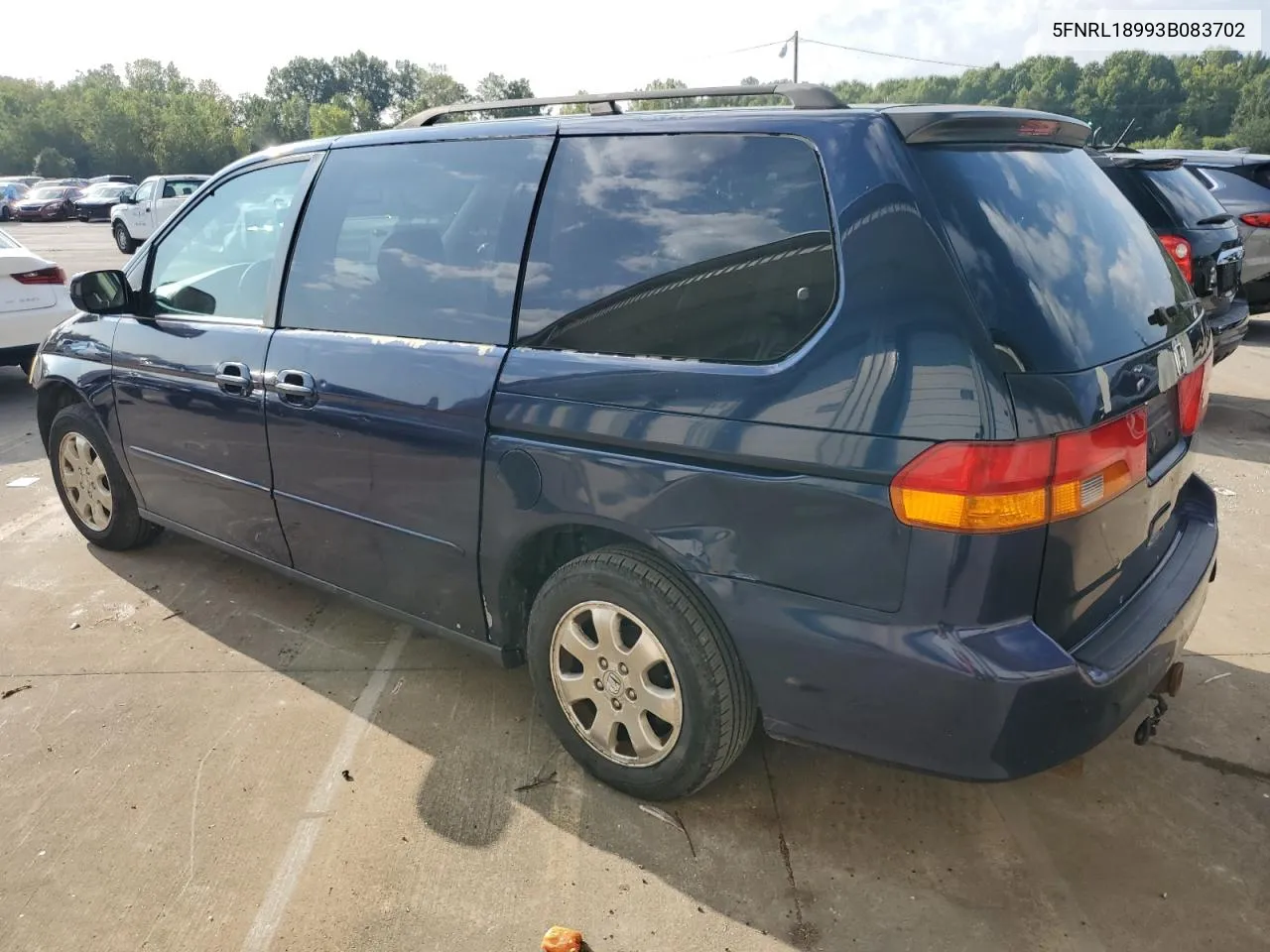 2003 Honda Odyssey Exl VIN: 5FNRL18993B083702 Lot: 68641894