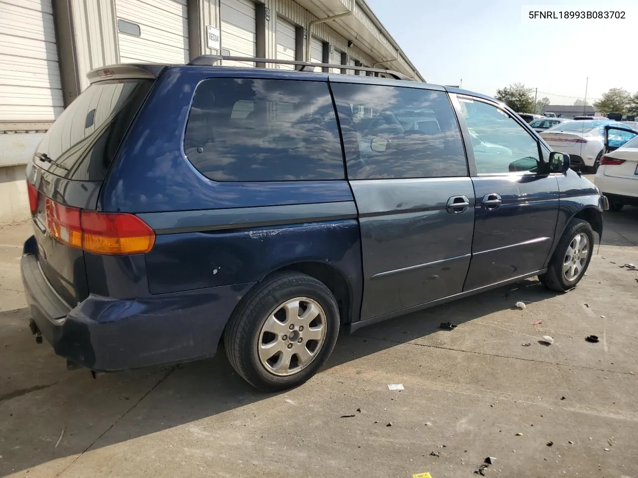 2003 Honda Odyssey Exl VIN: 5FNRL18993B083702 Lot: 68641894