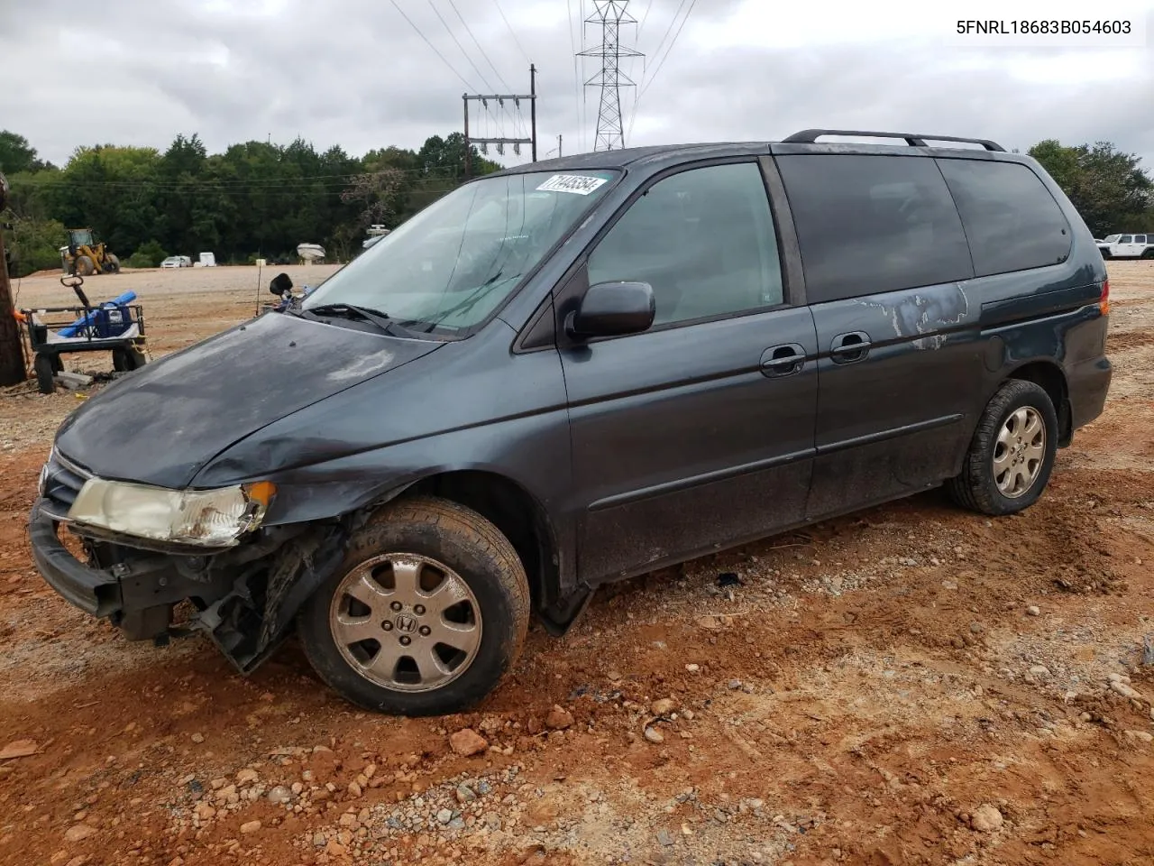 5FNRL18683B054603 2003 Honda Odyssey Ex