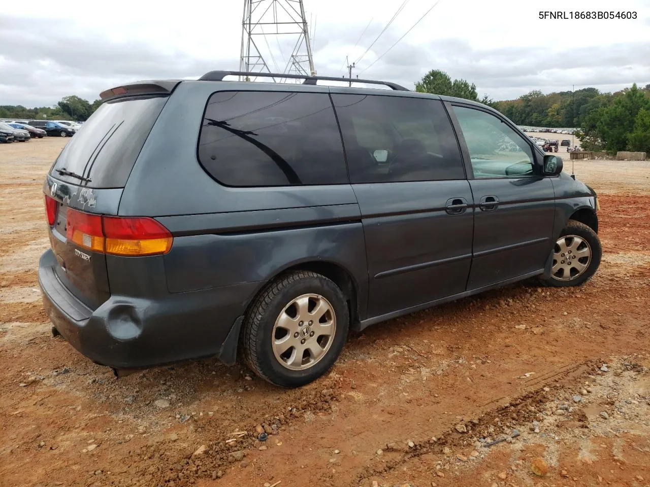 2003 Honda Odyssey Ex VIN: 5FNRL18683B054603 Lot: 71445354