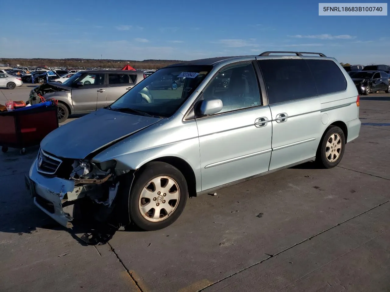 5FNRL18683B100740 2003 Honda Odyssey Ex