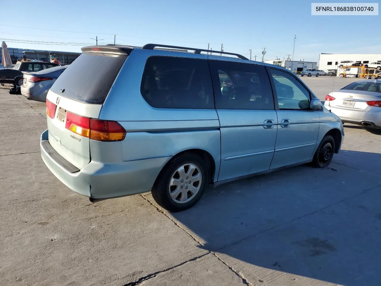 5FNRL18683B100740 2003 Honda Odyssey Ex