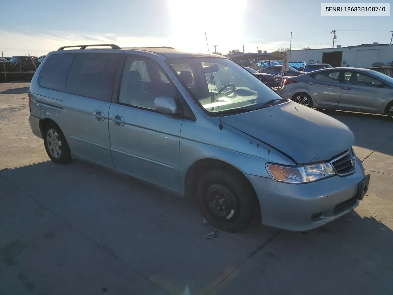 5FNRL18683B100740 2003 Honda Odyssey Ex