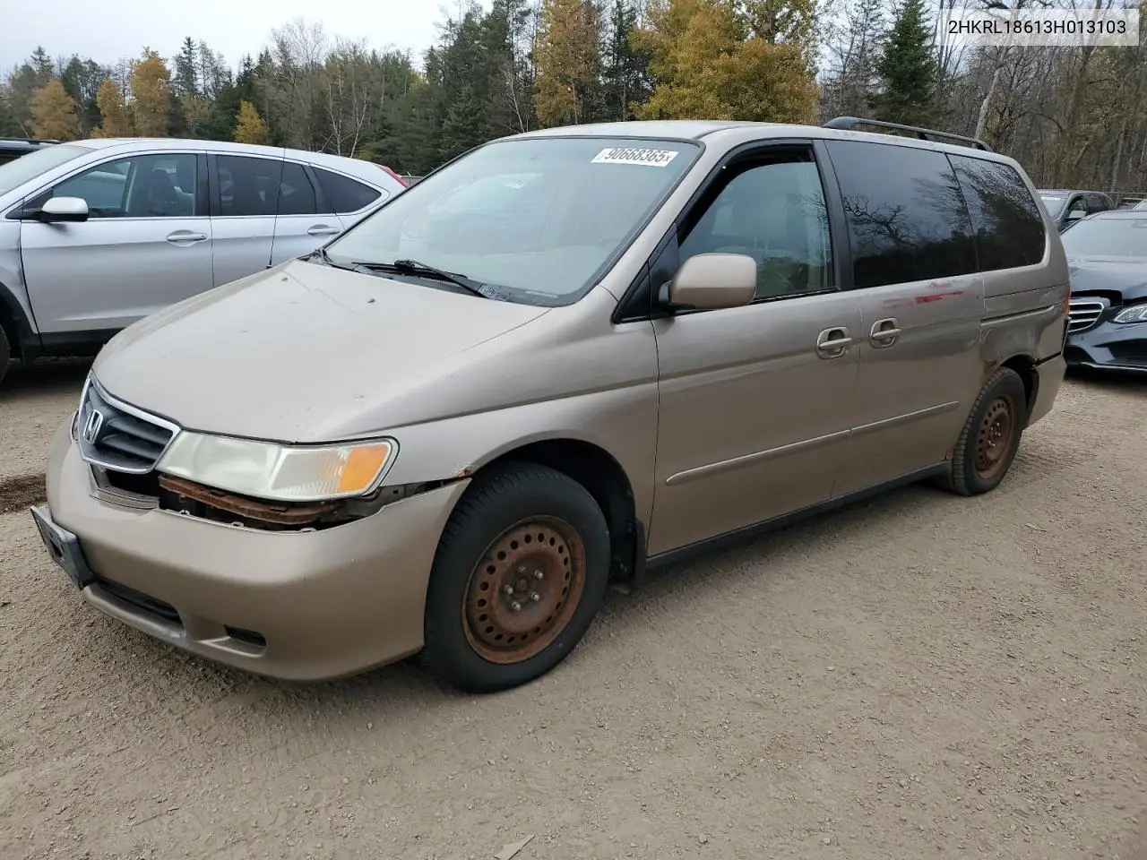 2HKRL18613H013103 2003 Honda Odyssey Ex
