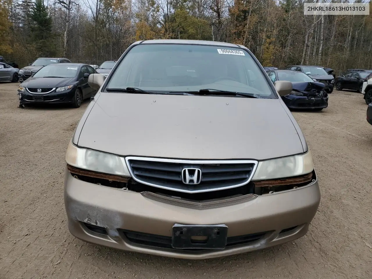 2HKRL18613H013103 2003 Honda Odyssey Ex