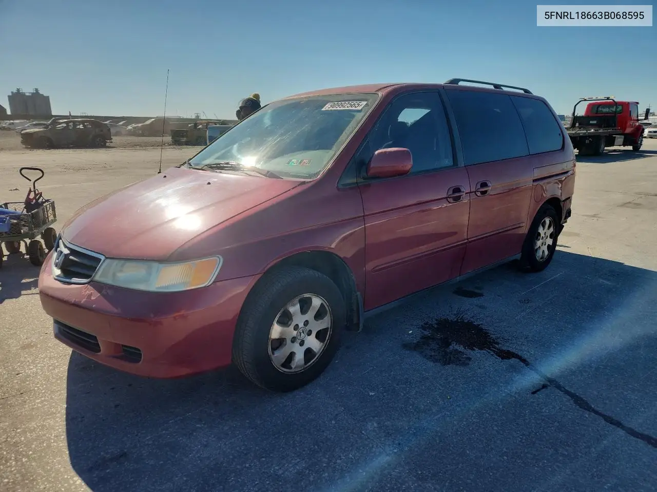 5FNRL18663B068595 2003 Honda Odyssey Ex