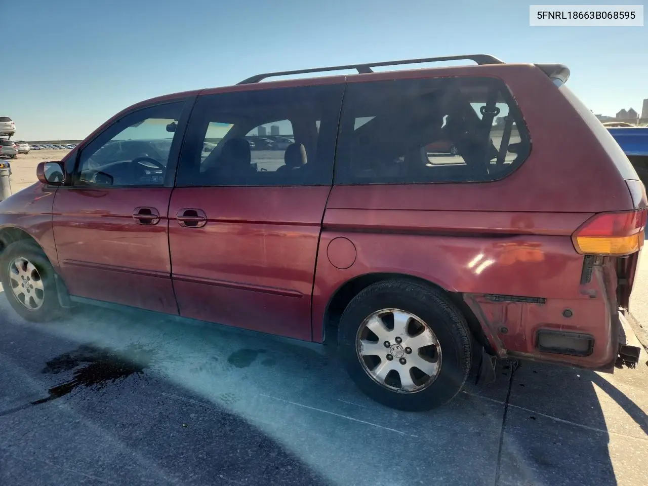 5FNRL18663B068595 2003 Honda Odyssey Ex